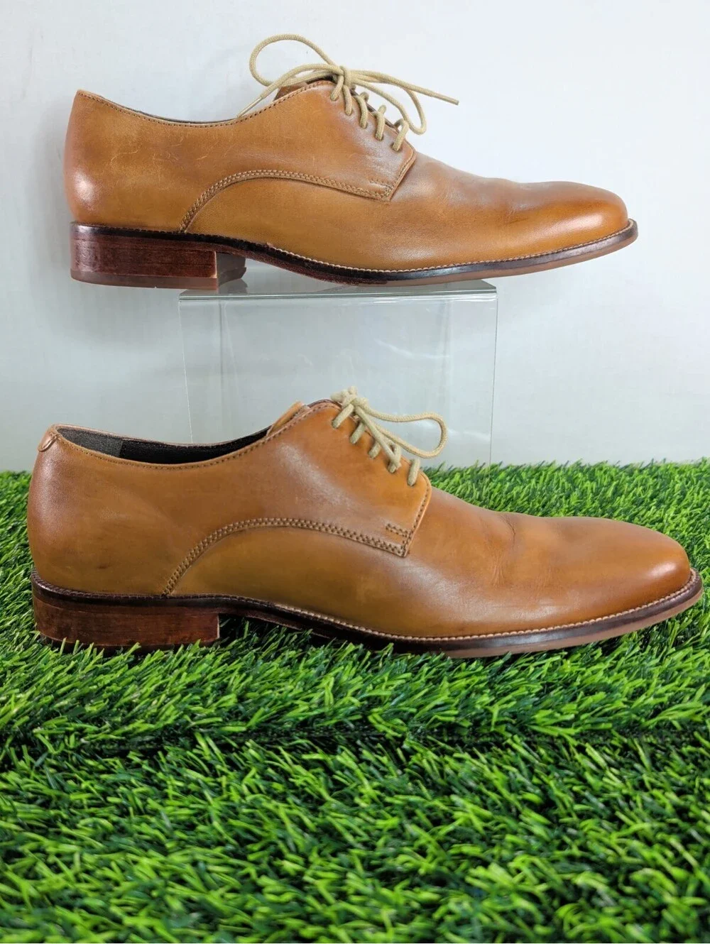 Cole Haan Men's Williams Plain Toe Leather Oxford Dress Shoes SZ 9M C12206 FB16